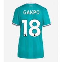 Liverpool Cody Gakpo #18 Tretí Ženy futbalový dres 2025-26 Krátky Rukáv
